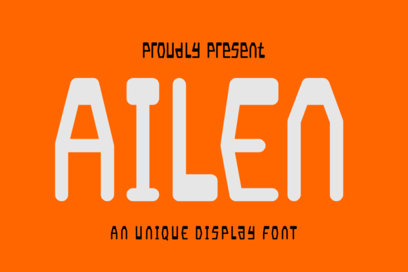 Ailen Display Font for Editorial and Publishing Design