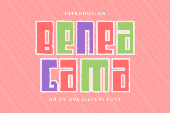 Benea Gama: A Quirky Display Font for Bold Web Design