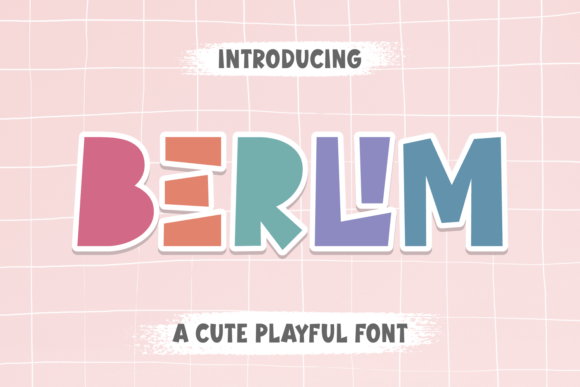 Berlim Display Font: A Playful Typeface for Charming Branding