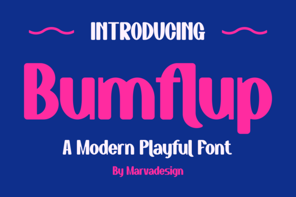 Bumflup: A Bold Display Font for Small Business Branding