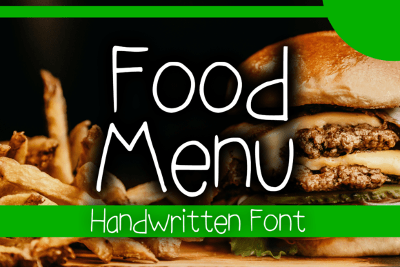 Food Menu Font Brings Casual Charm to Everyday Branding Projects