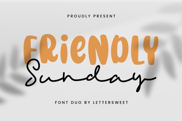 Friendly Sunday: A Delicate Display Font Duo for Editorial Design