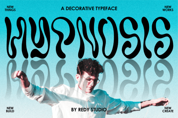 Hypnosis: A Decorative Typeface for Playful Logotypes and Web Headers