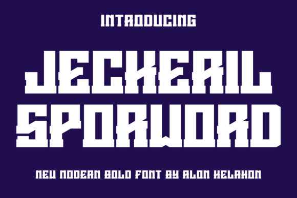 Jeckeril Sporword Brings Bold Display Presence to Campaign Design