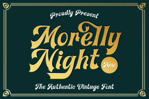 Morelly Night: A Retro Display Font for Campaigns That Stand Out