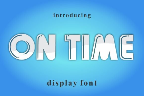 On Time Font Review: A Brave Display Typeface for Creative Campaigns