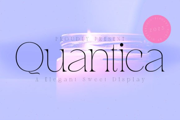 Quantica: A Sophisticated Serif Display Font for Modern Branding