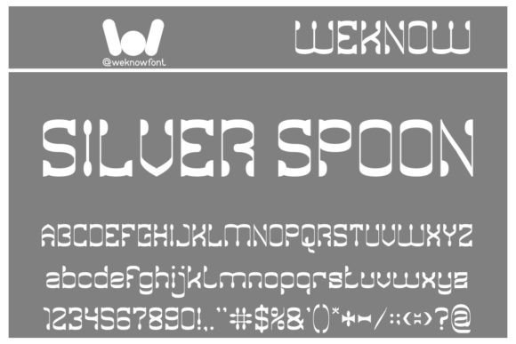 Silver Spoon Font: A Display Typeface for Marketing Campaigns