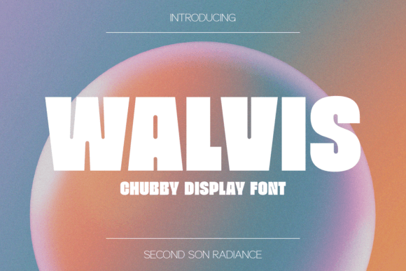 Walvis Display Font for a Warm Café Brand Identity
